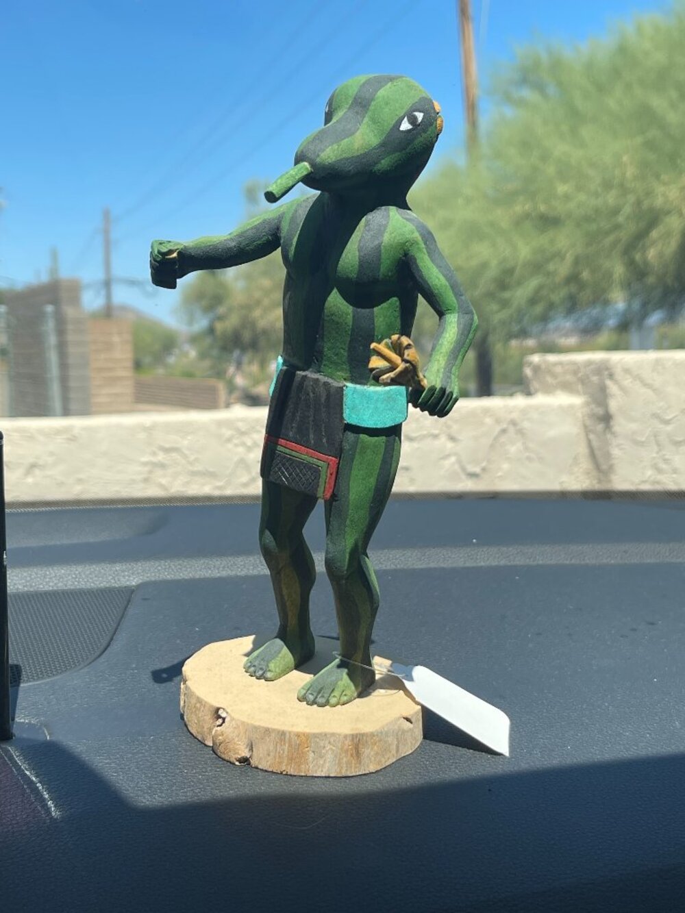 Folk Art 1960's Native American Hopi Patun Squash Kachina Doll
